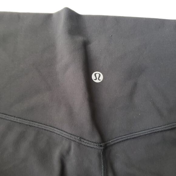 Lululemon Align Crop Leggings Womens 14 Gray High Rise 21" Yoga Pants Athletic - Picture 3 of 9